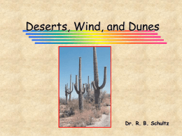 Deserts, Wind, and Dunes