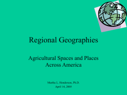 Regional Geographies