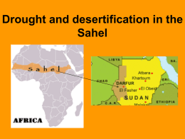 Drought and desertification