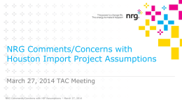 03. NRG Concerns with HIP Assumptions TAC