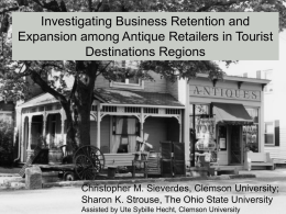 Investigating Business Retention and Expansion among Antique