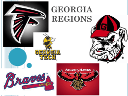 Regions of GA - Cherokee County Schools