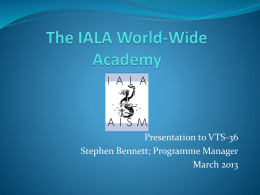 IALA Worldwide Academy - AMSA