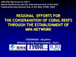 353 KB - International Coral Reef Initiative