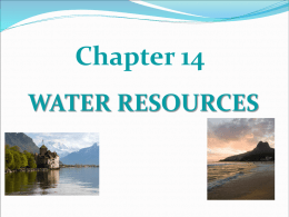 Water Resources ppt - Science with Horne