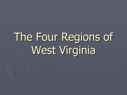 Regions - West Virginia Geography Awareness