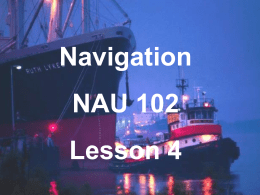 Lesson 4 - Nautical Charts