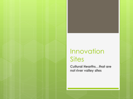 Innovation Sites