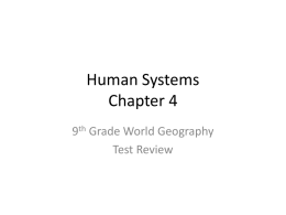 Human Systems Chapter 4