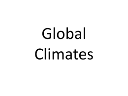 Global Climates - Geog