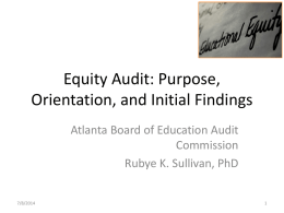 20140708 Equity Audit_audit commissionx