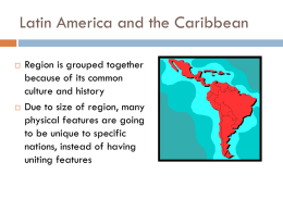 Latin America Physical Features