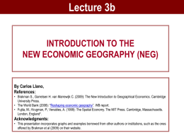 Introduction to Economic Geography