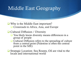Middle Eastern Culture and Historical Highlights