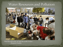 Water Management and Pollution PowerPoint