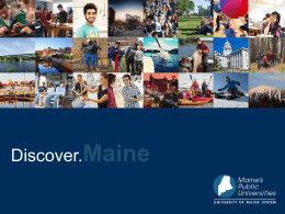 Maine`s coastal university