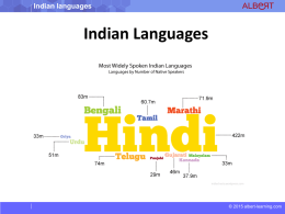 Indian languages