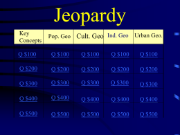 Mixed Bag Jeopardy 1 - Doral Academy Preparatory