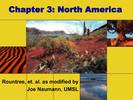 Chapter 3: North America - University of Missouri