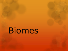 What is a Biome? - Twinsburg City Schools