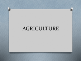 agriculture - ISA AP Human Geography