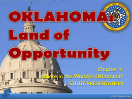 Oklahoma: Land of Opportunity