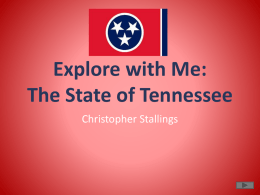 Explore with Me: The State of Tennessee