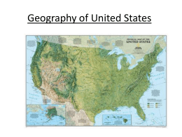 Geography of United States - Uplift Community High School