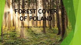 FOREST COVER OF POLAND