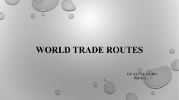 world trade routes