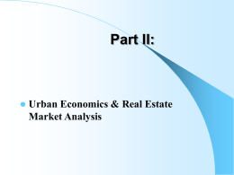 Chapter 3: - Commercial Real Estate Analysis and Investment