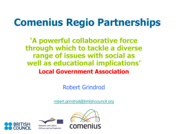 Comenius Regio Partnerships - learning-languages