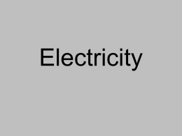 Electricity - Effingham County Schools