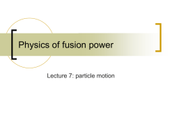 Particle motion (powerpoint)