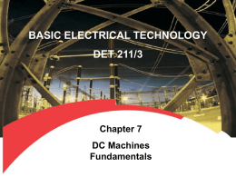 Chapter 7: DC Machine Fundamentals