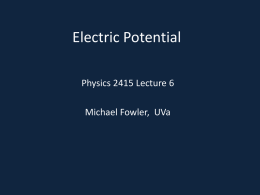Electric Potential I - Galileo and Einstein
