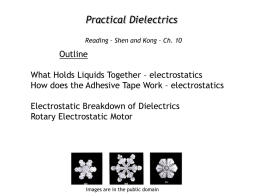 Practical dielectrics (PPT - 14.5MB)