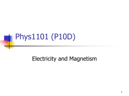 Brief review: Force and Electric Field for point charges