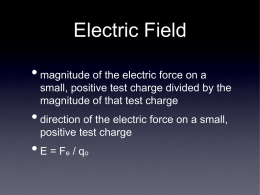 electric force, field, potential, and energy