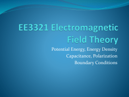 EE3321 Electromagnetic Field Theory