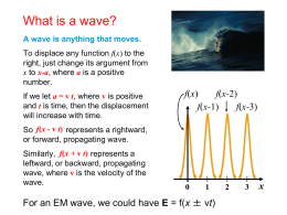 2. Waves, the Wave Equation, and Phase Velocity