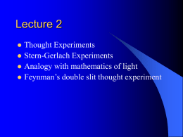 EP-307 Introduction to Quantum Mechanics