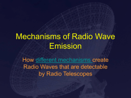 Mechanisms of Radio Wave Emission