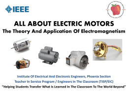 About Electric Motors