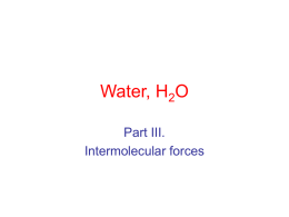 Water, H2O