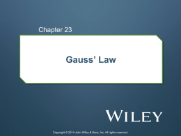 Gauss* Law