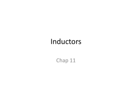 Chapter 11: Inductors