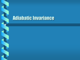 Adiabatic Invariance