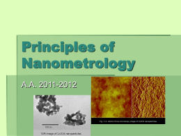 Principles of Nanometrology