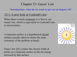 23-4: Gauss` law